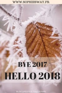 BYE 2017 | HELLO 2018 bilan et résolutions